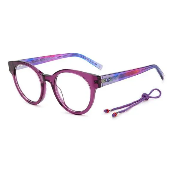 Missoni Purple Acetate Glasses Women\'s (Frames) Missoni Glasses Frames MIS 0013 V43 Transparent Striped  main image 3